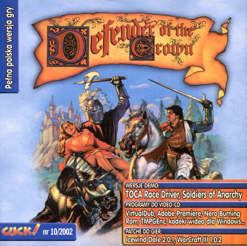 Front Cover for Defender of the Crown: Digitally Remastered Collector's Edition (Windows) (Click! #10/2002 covermount)