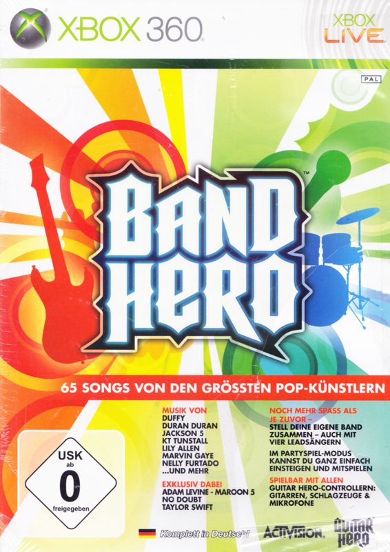 Front Cover for Band Hero (Xbox 360)