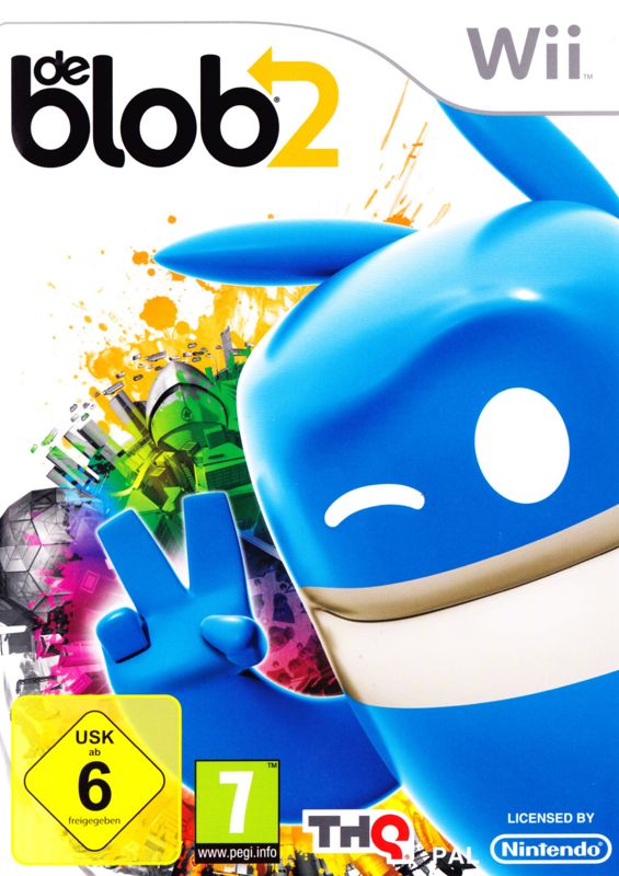 Front Cover for de Blob 2 (Wii)