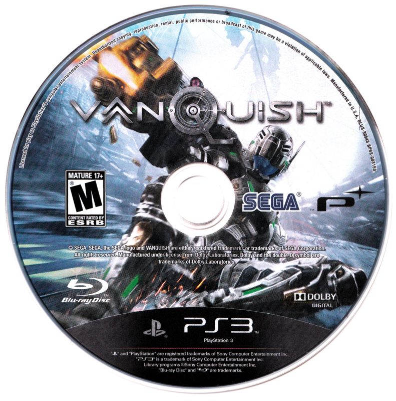 Media for Vanquish (PlayStation 3)