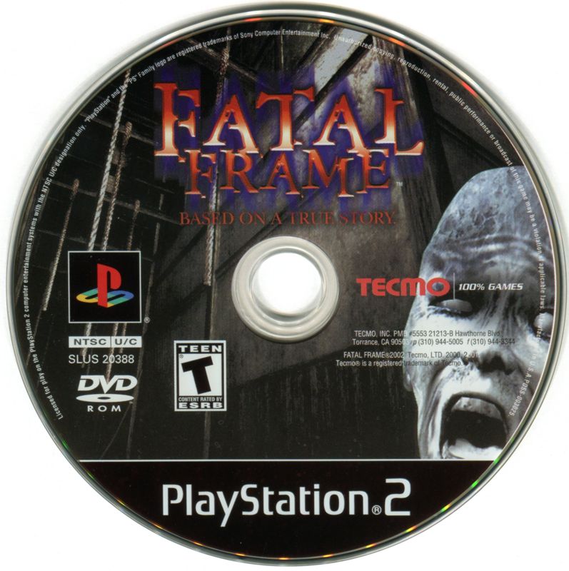 Media for Fatal Frame (PlayStation 2) (Alternate version)