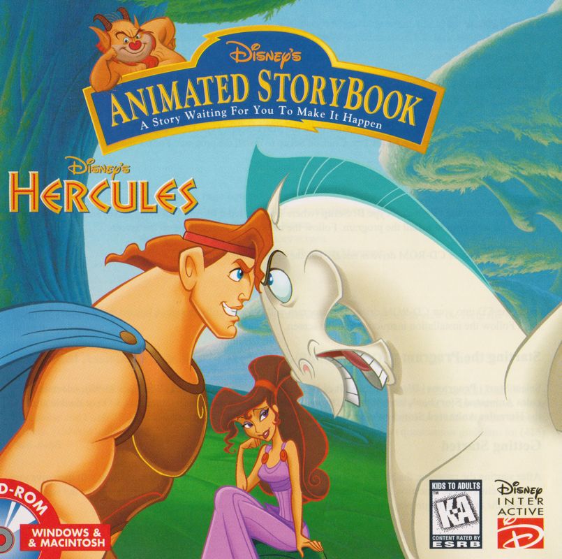 Disney's Animated Storybook: Hercules cover or packaging material ...