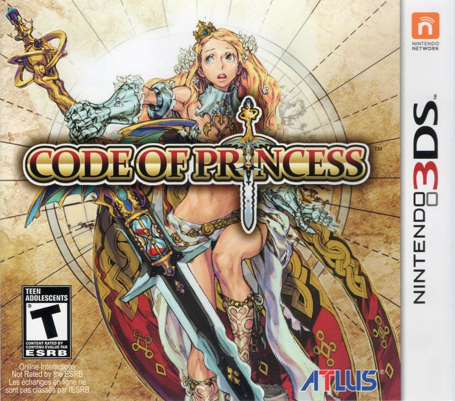 Other for Code of Princess (Nintendo 3DS) (First Printing with Soundtrack and Visual Book): Keep Case - Front