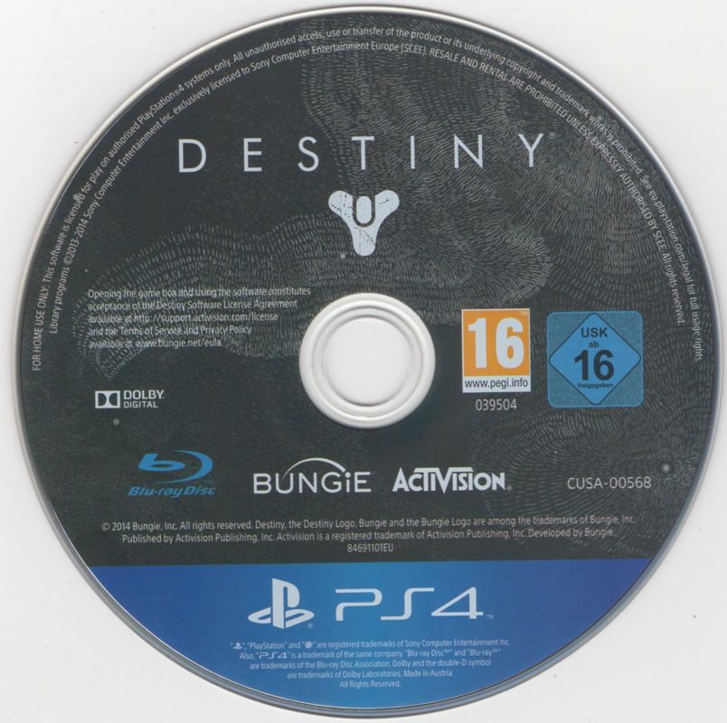 Media for Destiny (Limited Edition) (PlayStation 4)