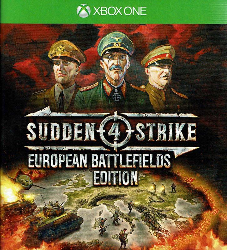 Manual for Sudden Strike 4 (European Battlefields Edition) (Xbox One): Front