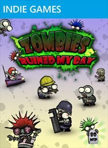 Front Cover for Zombies Ruined My Day (Xbox 360) (XNA Indie Games release)
