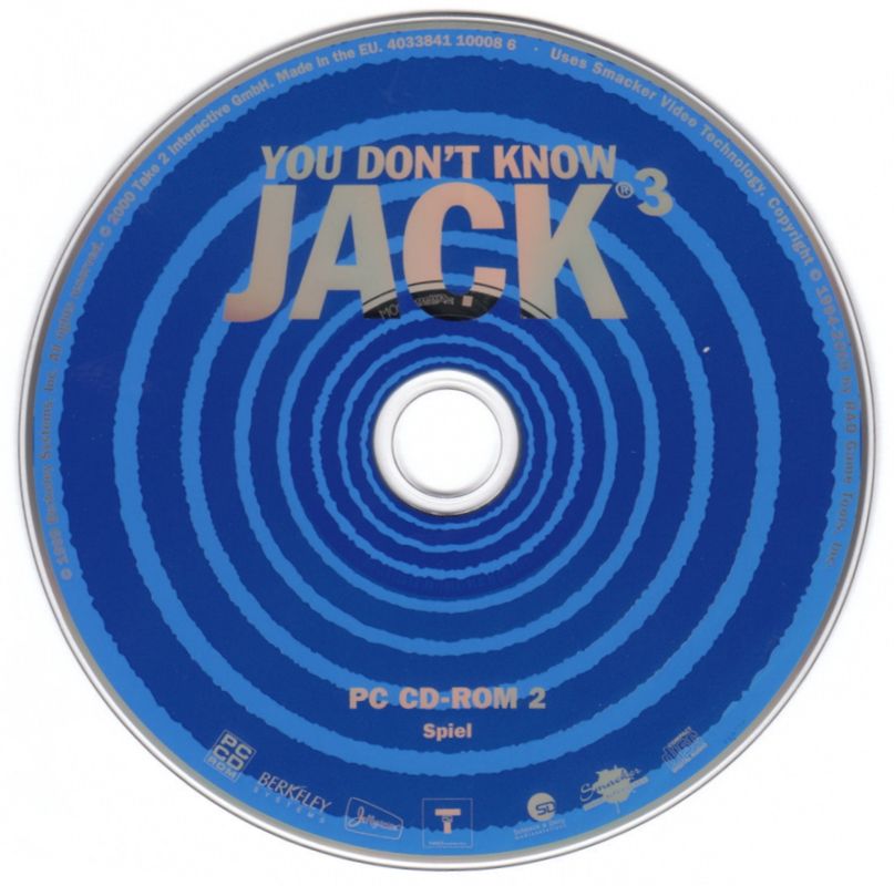 Media for You Don't Know Jack: Volume 4 - The Ride (Windows): Game Disc