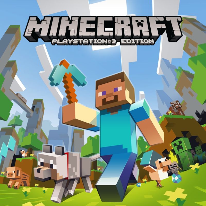Front Cover for Minecraft: Xbox 360 Edition (PlayStation 3) (PSN (SEN) release)