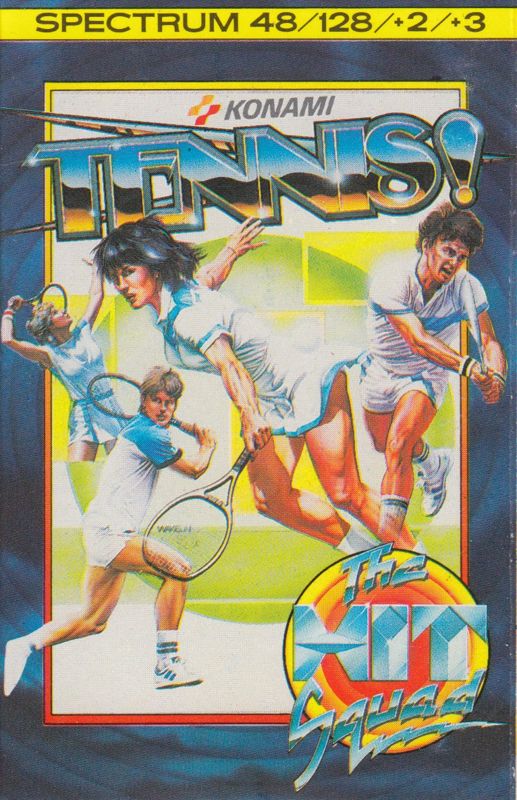 Front Cover for Konami's Tennis (ZX Spectrum) (The Hit Squad budget release)