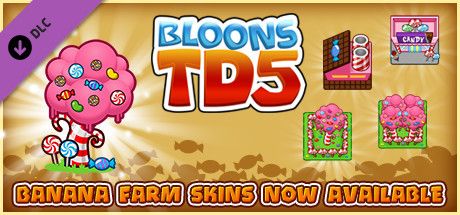 Front Cover for Bloons TD 5: Candy Banana Farm Skin (Macintosh and Windows) (Steam release)