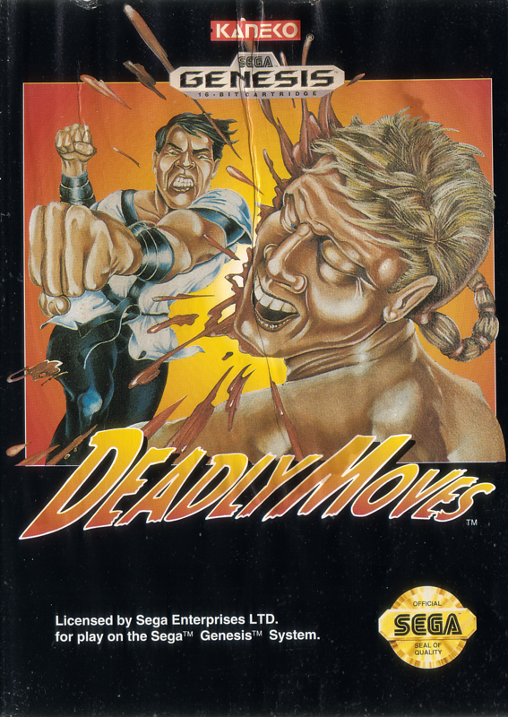 Front Cover for Deadly Moves (Genesis)