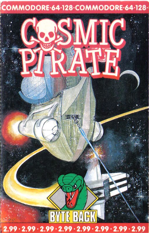 Front Cover for Cosmic Pirate (Commodore 64) (Byte Back release)