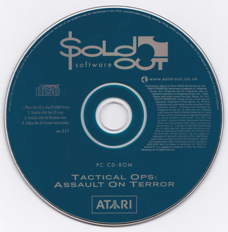 Media for Tactical Ops: Assault on Terror (Windows) (Sold Out Software release)