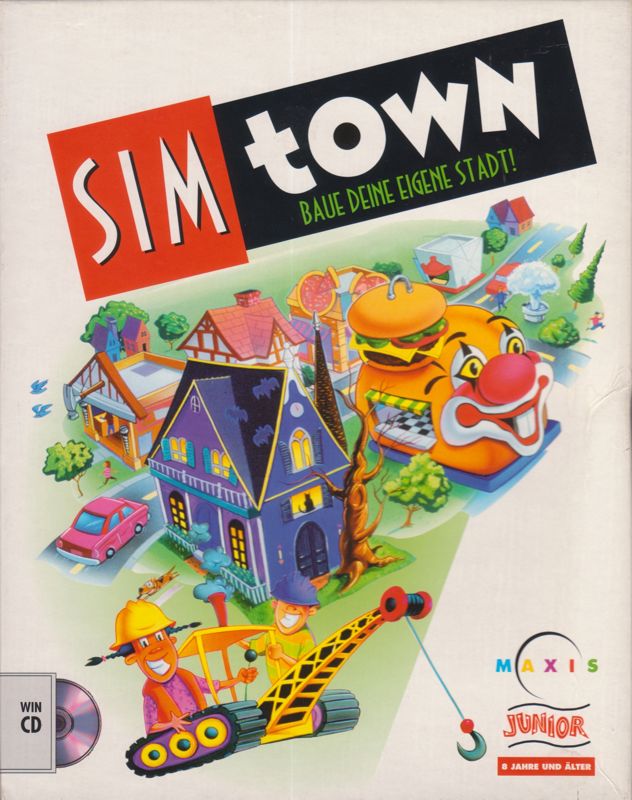 Front Cover for SimTown (Windows and Windows 3.x)