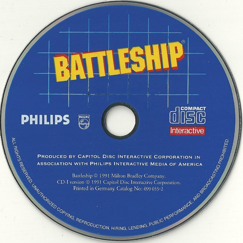 Media for Battleship (CD-i) (Tall box jewel case)