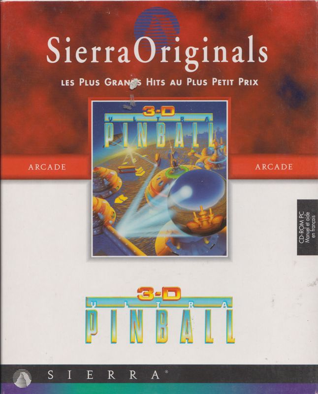 Front Cover for 3-D Ultra Pinball (Windows and Windows 3.x) (SierraOriginals release)