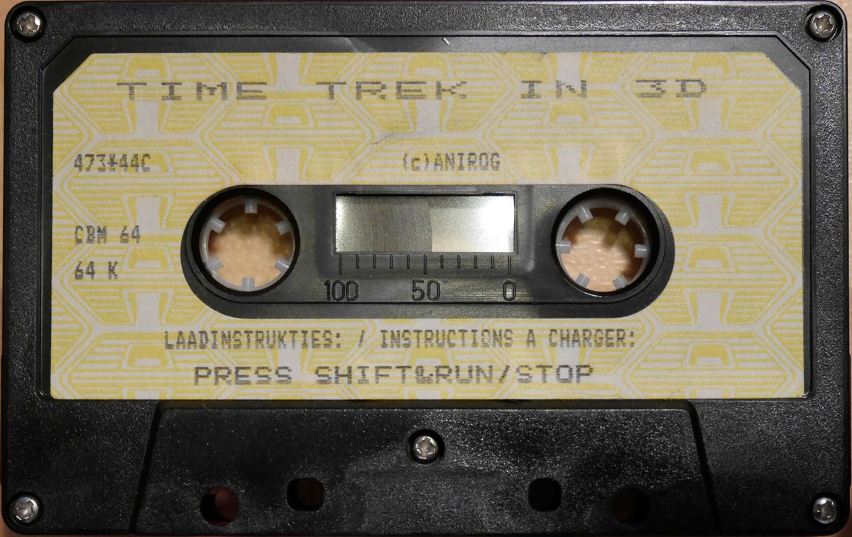 Media for 3D Time Trek (Commodore 64)