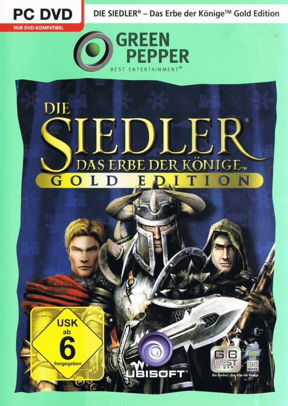 Front Cover for Die Siedler: Das Erbe der Könige - Gold Edition (Windows) (Green Pepper release)
