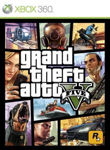 Front Cover for Grand Theft Auto V (Xbox 360) (Games on Demand release)