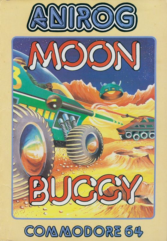 Front Cover for Moon Buggy (Commodore 64)