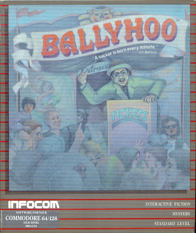 Front Cover for Ballyhoo (Commodore 64)