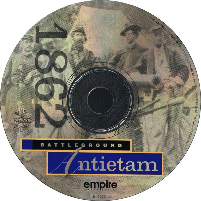 Media for Battleground 5: Antietam (Windows and Windows 3.x) (Budget release)