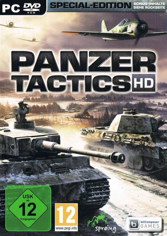Front Cover for Panzer Tactics HD (Special Edition) (Windows)