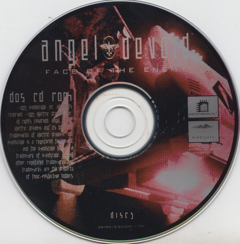 Media for Angel Devoid: Face of the Enemy (DOS): Disc 3