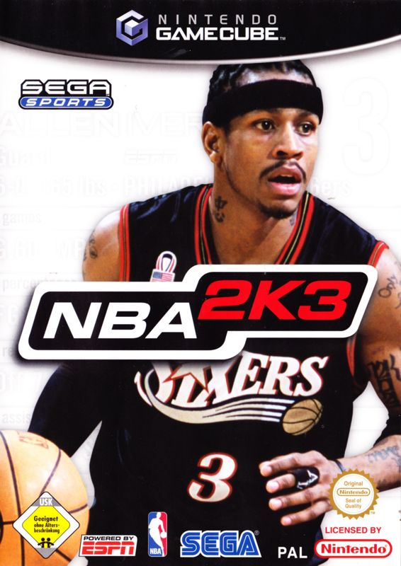 Front Cover for NBA 2K3 (GameCube)