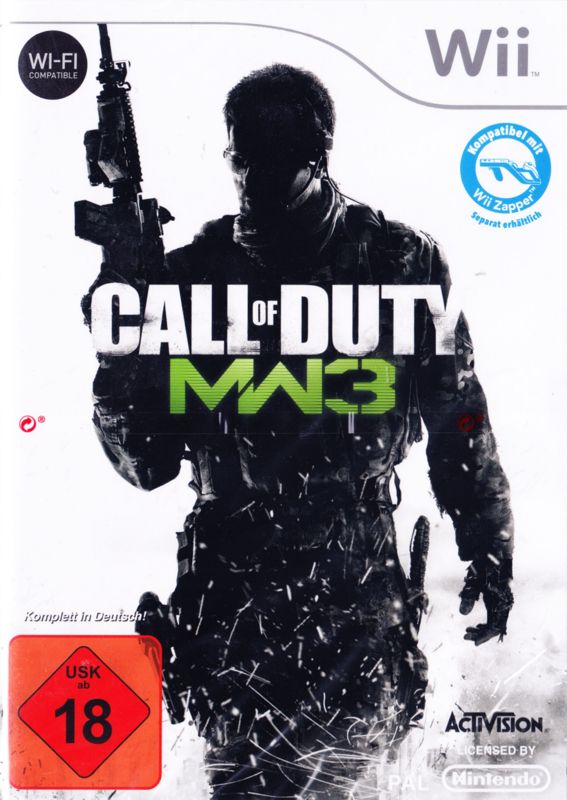 Front Cover for Call of Duty: MW3 (Wii)