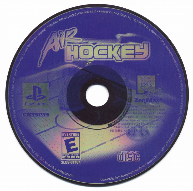 Air Hockey cover or packaging material MobyGames