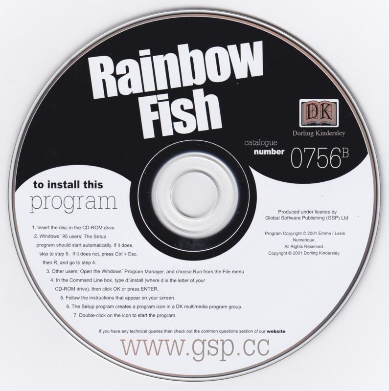 Media for Rainbow Fish: The Most Beautiful Fish in the Ocean (Windows) (re-release)