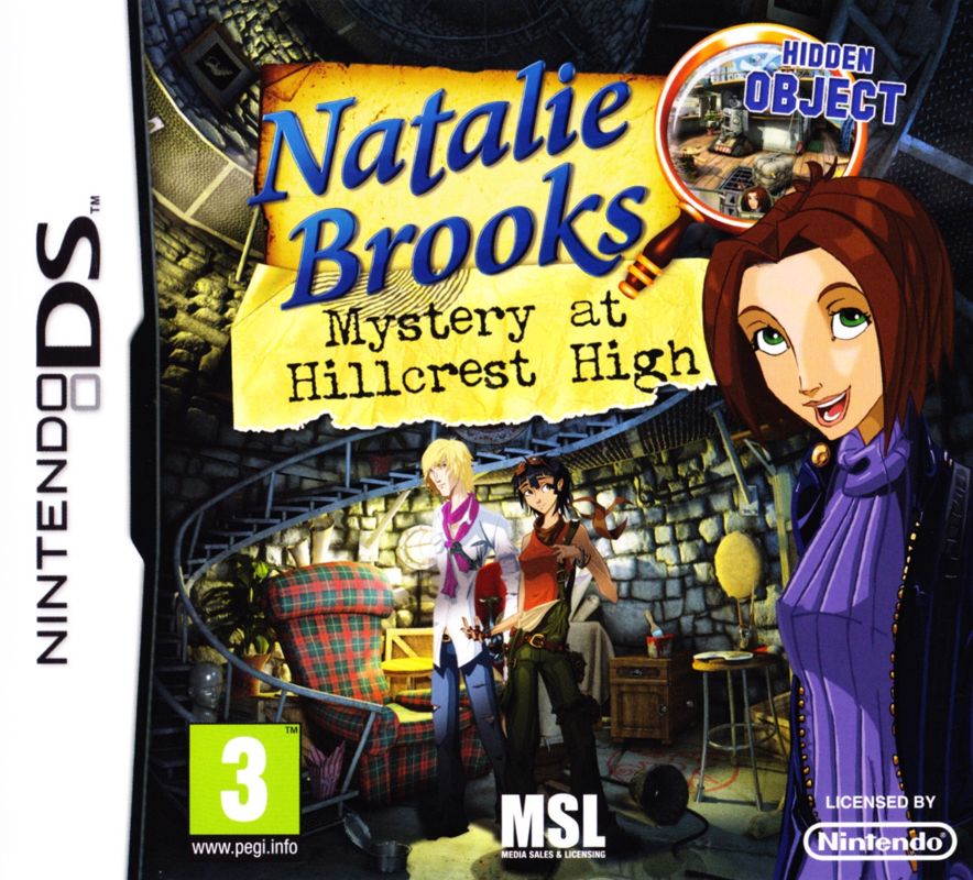 Front Cover for Natalie Brooks: Mystery at Hillcrest High (Nintendo DS)