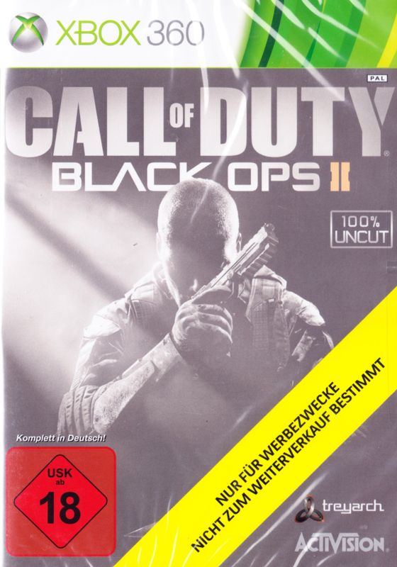 Front Cover for Call of Duty: Black Ops II (Xbox 360) (Promotional release for retailers)