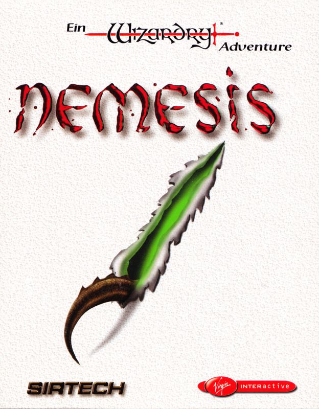 Front Cover for Nemesis: The Wizardry Adventure (DOS)
