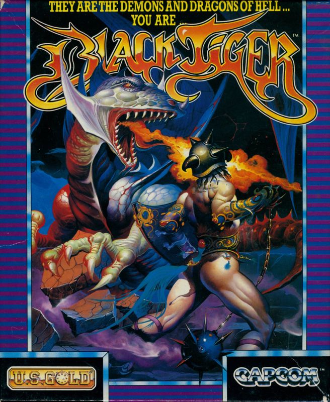 Front Cover for Black Tiger (Commodore 64)