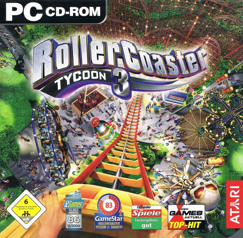 Front Cover for RollerCoaster Tycoon 3 (Windows)