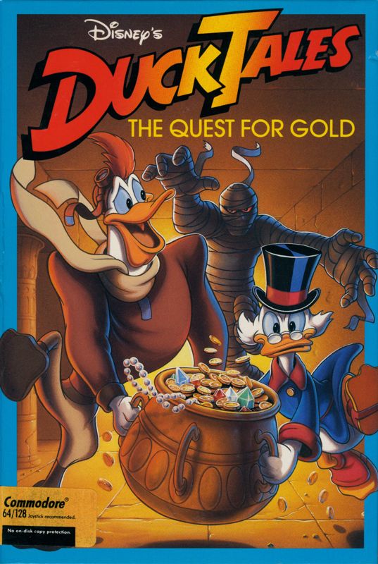 Front Cover for Disney's Duck Tales: The Quest for Gold (Commodore 64)