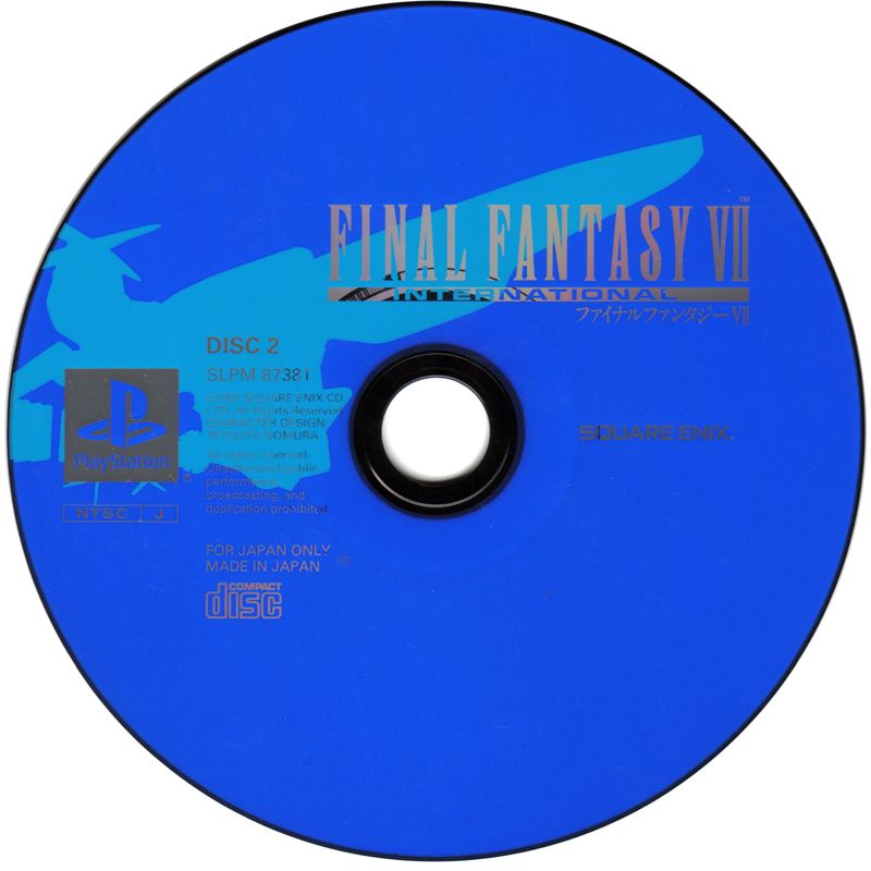 Media for Final Fantasy VII International (PlayStation) (Ultimate Hits release): Disc 2