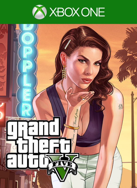 Front Cover for Grand Theft Auto V (Xbox One) (download release): 1st version