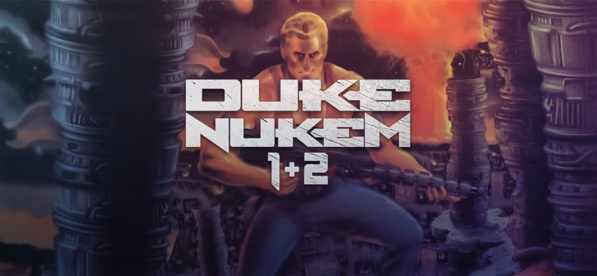 Front Cover for Duke Nukem 1+2 (Macintosh and Windows) (GOG.com release): 2014 version