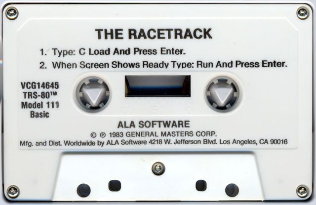 Media for The Racetrack (TRS-80)