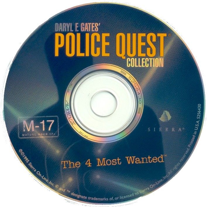 Media for Daryl F. Gates' Police Quest Collection: The 4 Most Wanted (DOS and Windows 3.x)