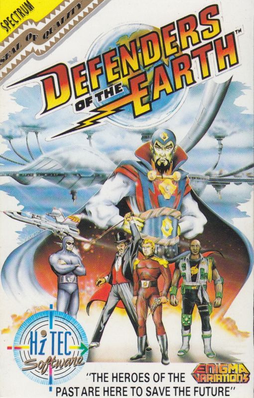 Front Cover for Defenders of the Earth (ZX Spectrum)