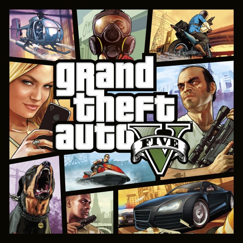 Front Cover for Grand Theft Auto V (PlayStation 4) (PSN (SEN) release)