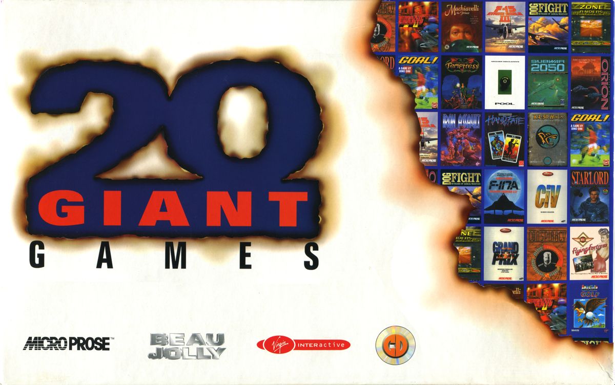 Front Cover for 20 Giant Games (DOS)