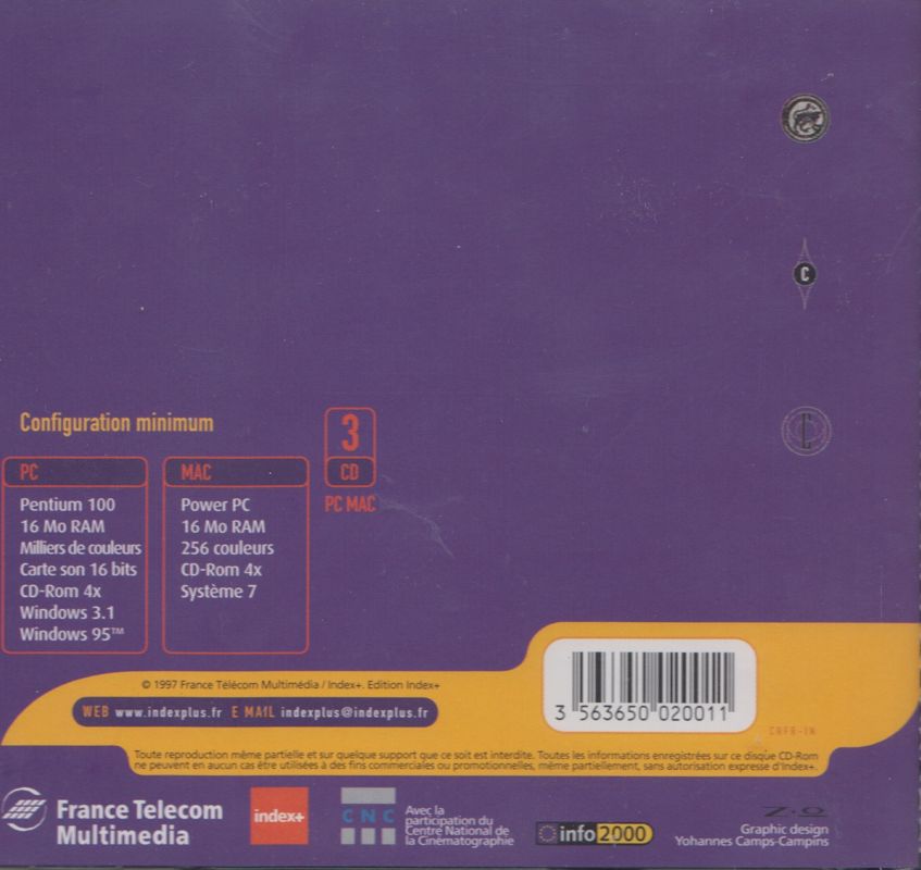 Other for Crusader: Adventure Out of Time (Macintosh and Windows and Windows 3.x): Jewel Case (Back)