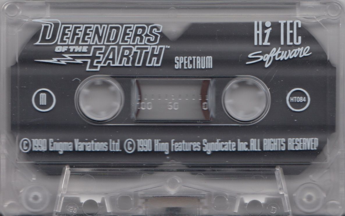 Media for Defenders of the Earth (ZX Spectrum): Hi-Tec Software budget release