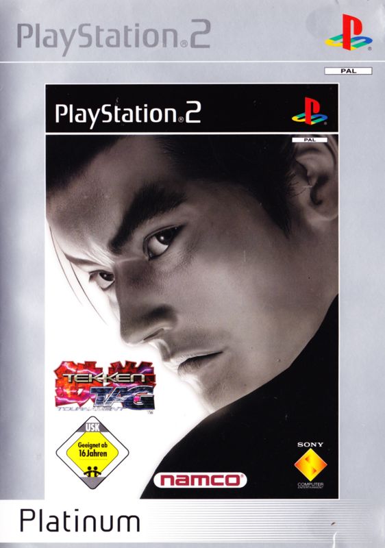 Front Cover for Tekken Tag Tournament (PlayStation 2) (Platinum release)