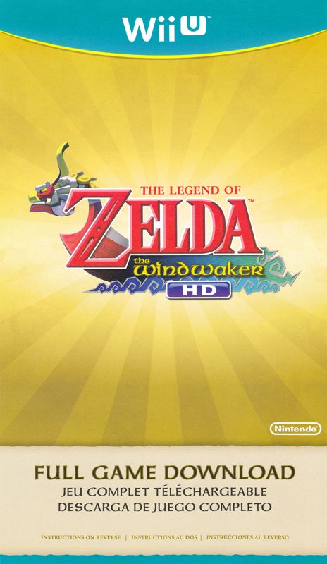 Other for The Legend of Zelda: The Wind Waker HD - Deluxe Set (Limited Edition) (Wii U): Game Activation Code - The Legend of Zelda: The Wind Waker HD